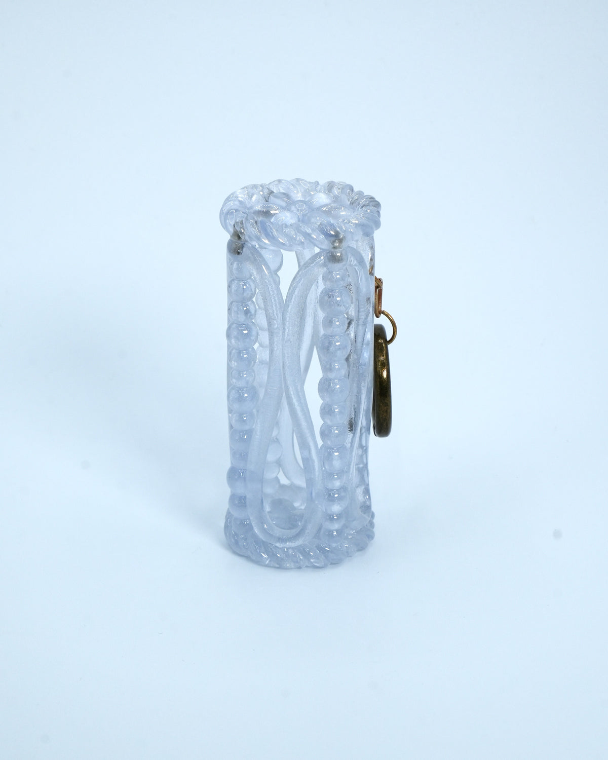 TEARDROP LIP CASE Clear Gold Glitter [PRE-ORDER]