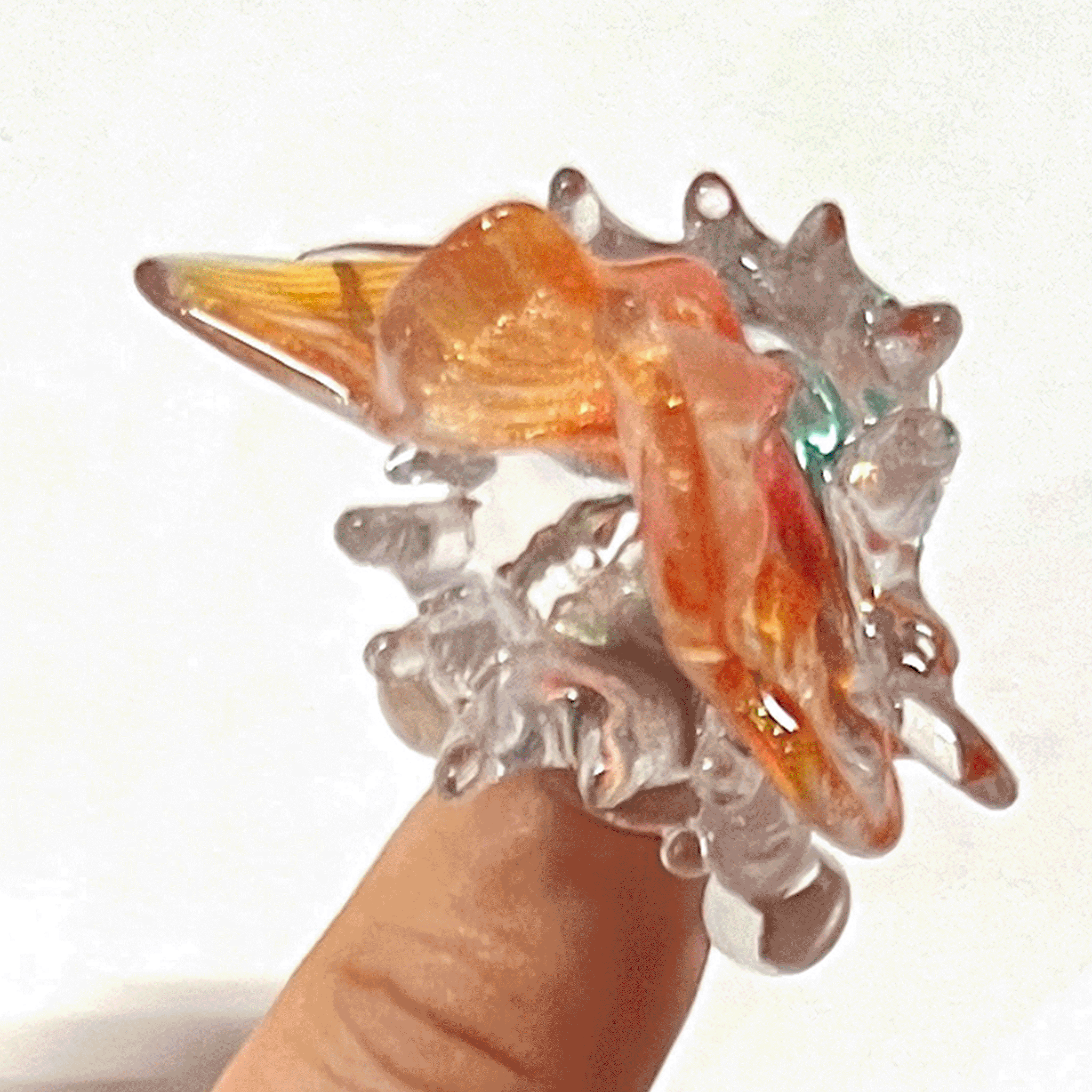 Goldfish Frame Nail Ring (Splash)【予約販売：2026年3月～5月発送予定】