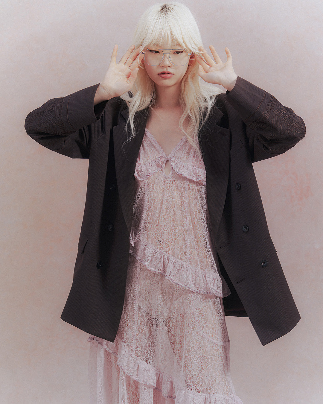 Lace Camisole Dress Pink【予約販売：2026年9月～10月発送予定】