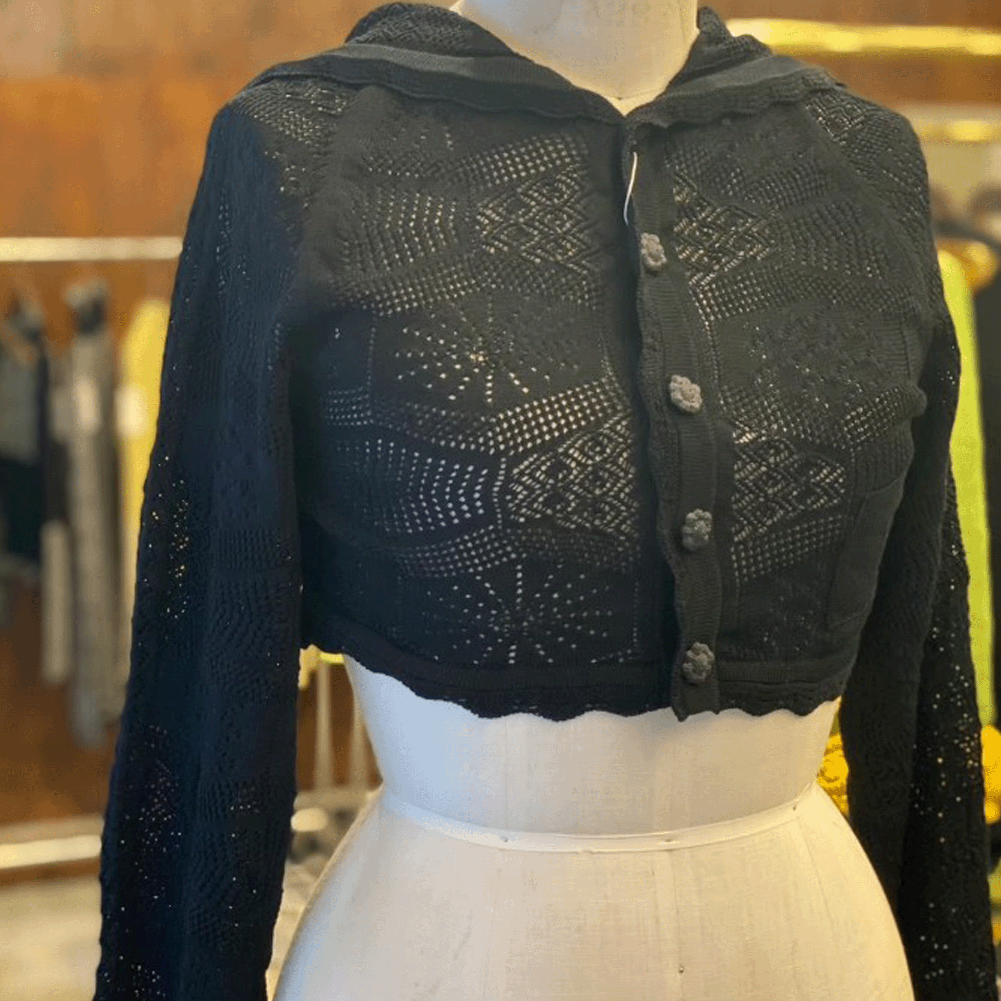 KIKU hooded cardigan