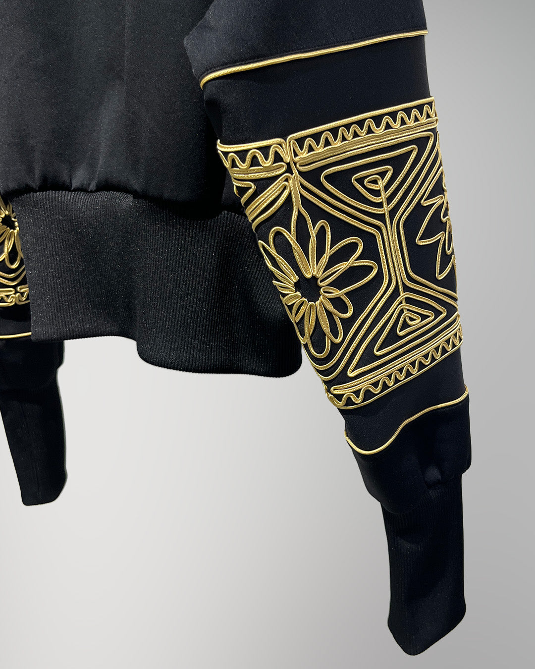 KIKU cropped tracksuit Black【予約販売：2026年9月～10月発送予定】