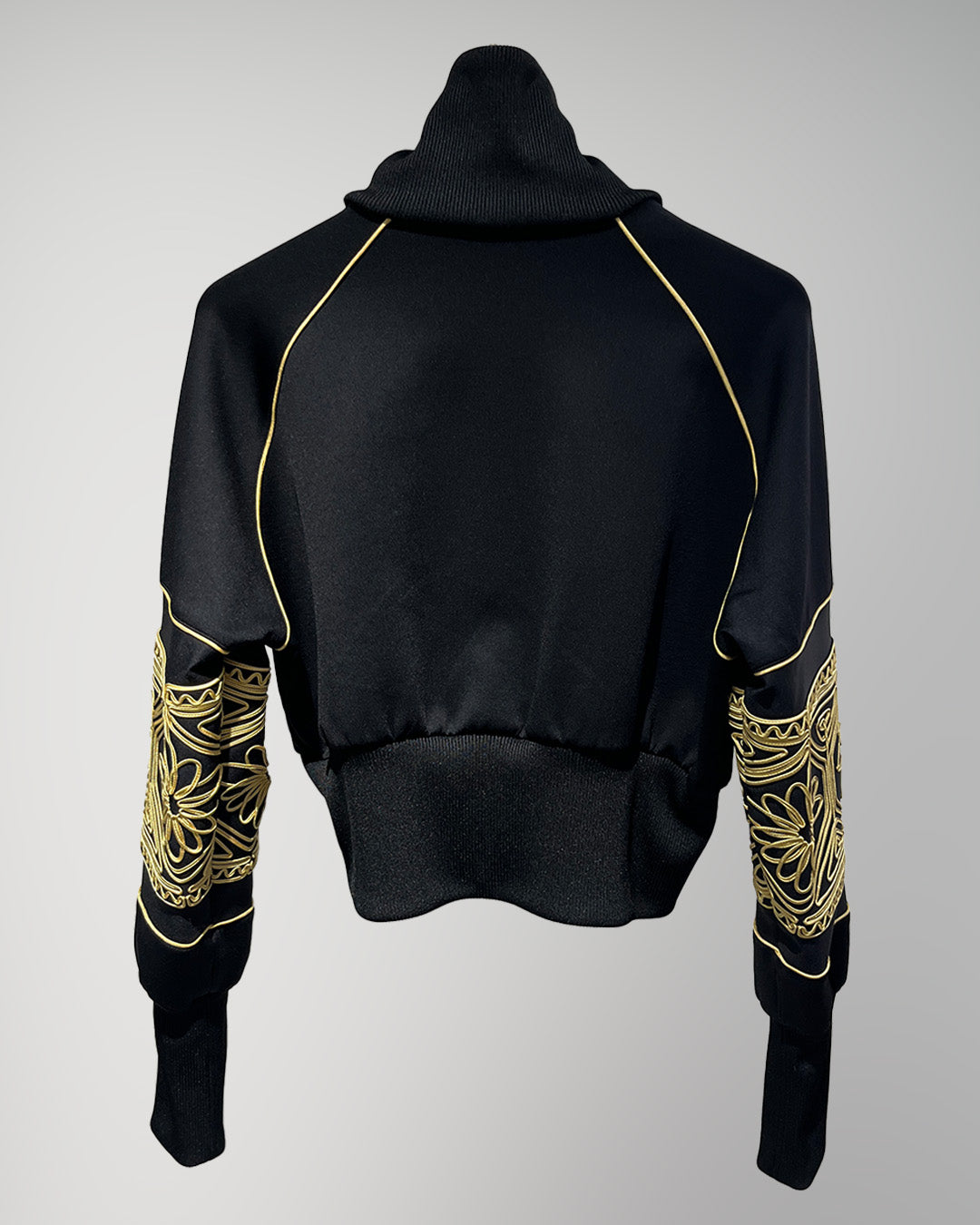 KIKU cropped tracksuit Black【予約販売：2026年9月～10月発送予定】