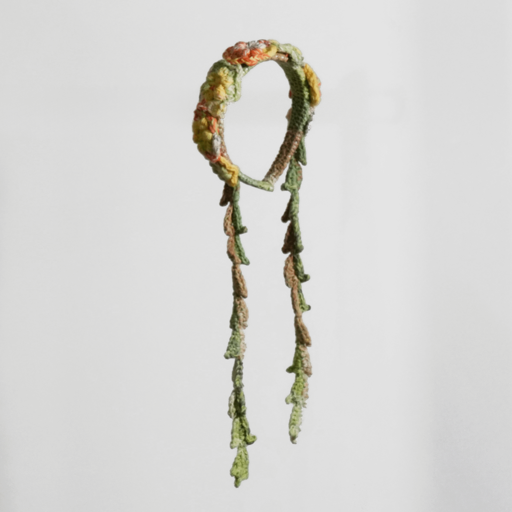 KIKU knit head band Orange