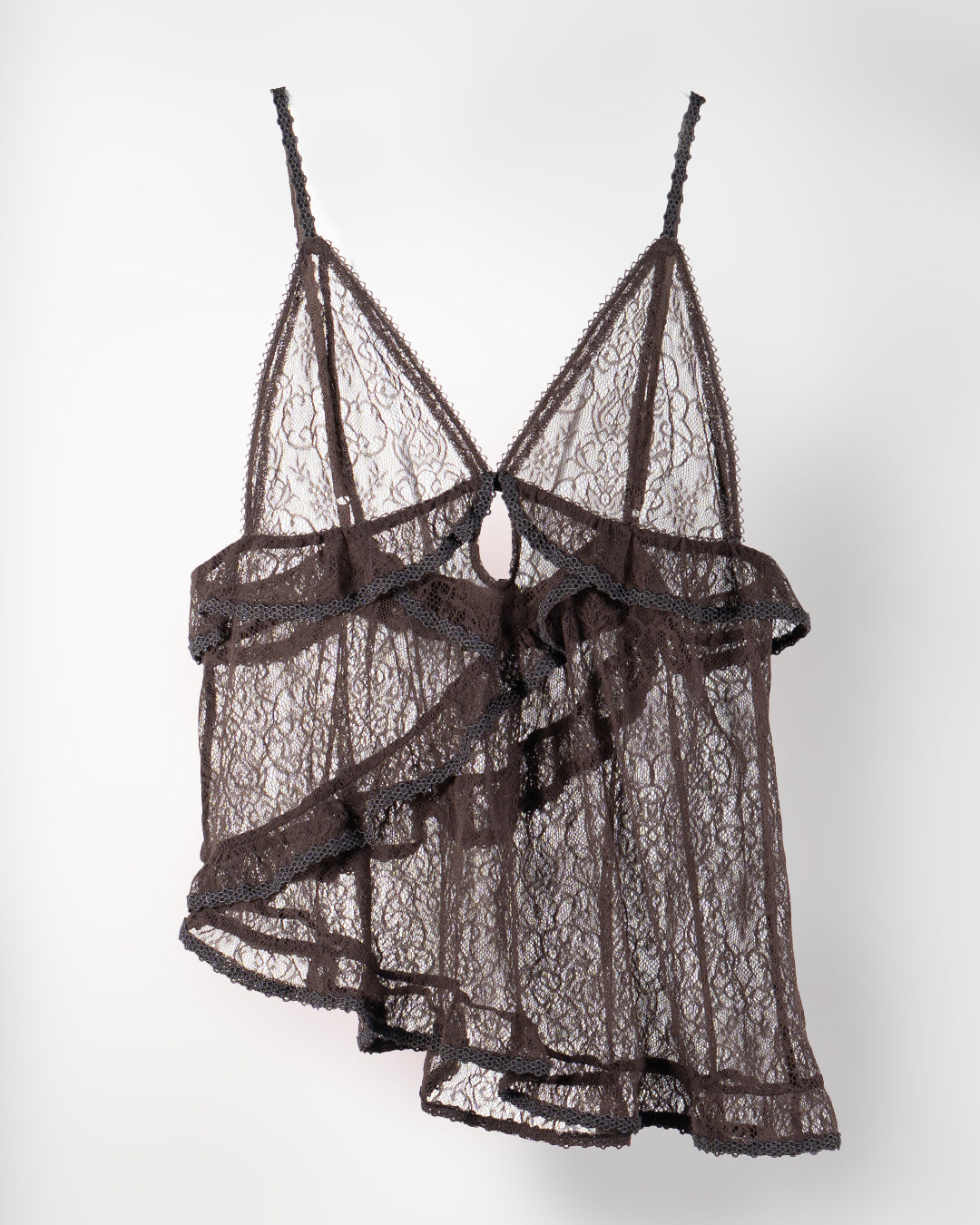 Lace Camisole Dark brown【予約販売：2026年9月～10月発送予定】