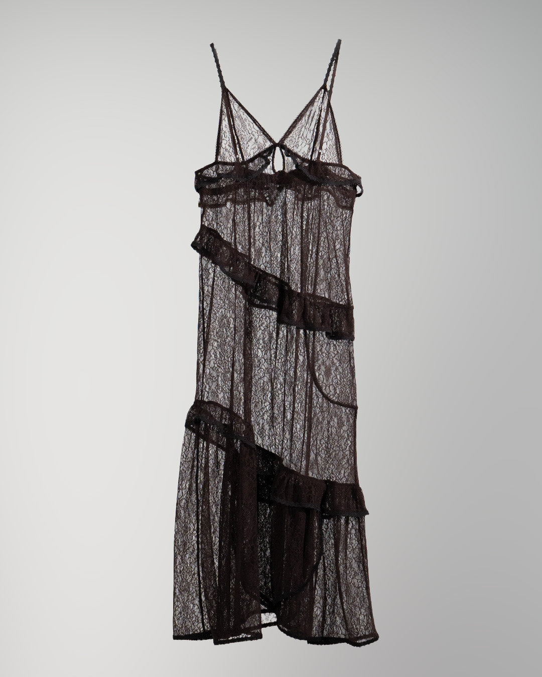 Lace Camisole Dress Dark Brown【予約販売：2026年9月～10月発送予定】