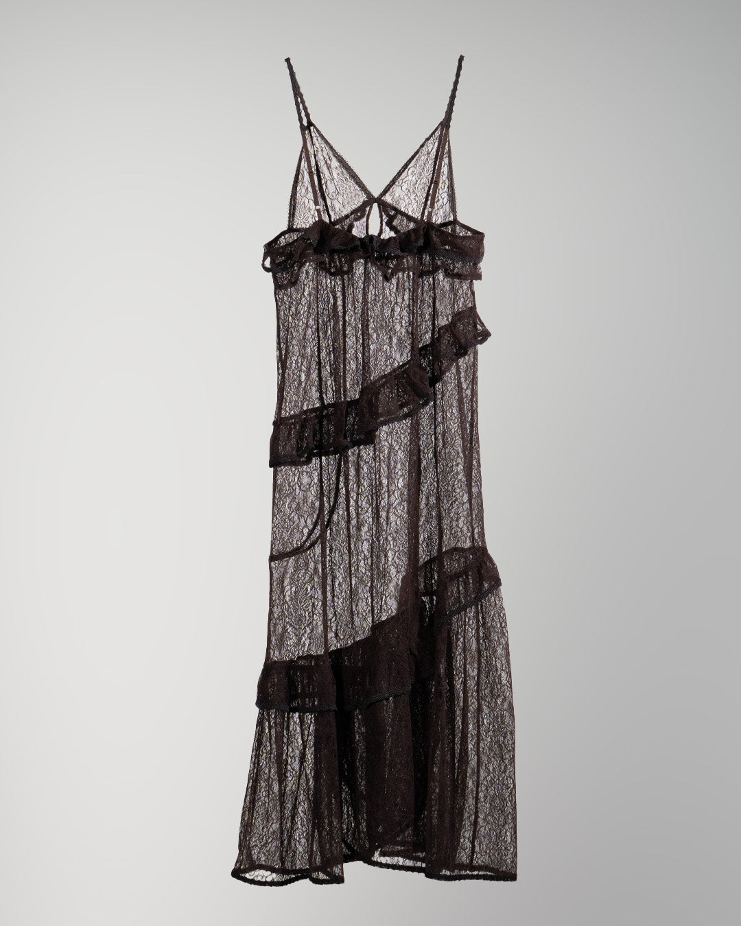 Lace Camisole Dress Dark Brown【予約販売：2026年9月～10月発送予定】