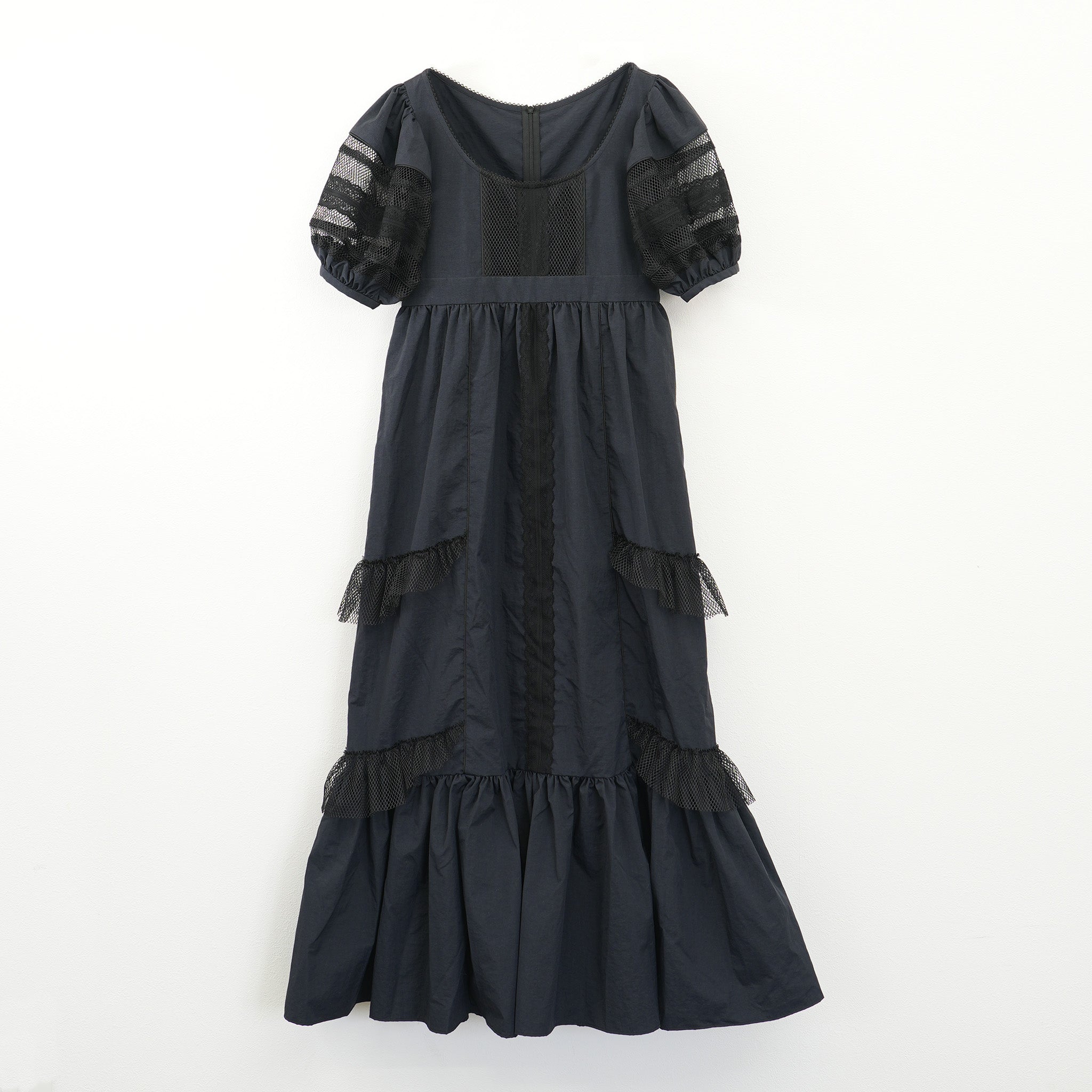 Jersey Mesh Dress Black【予約販売：2026年3月～5月発送予定】