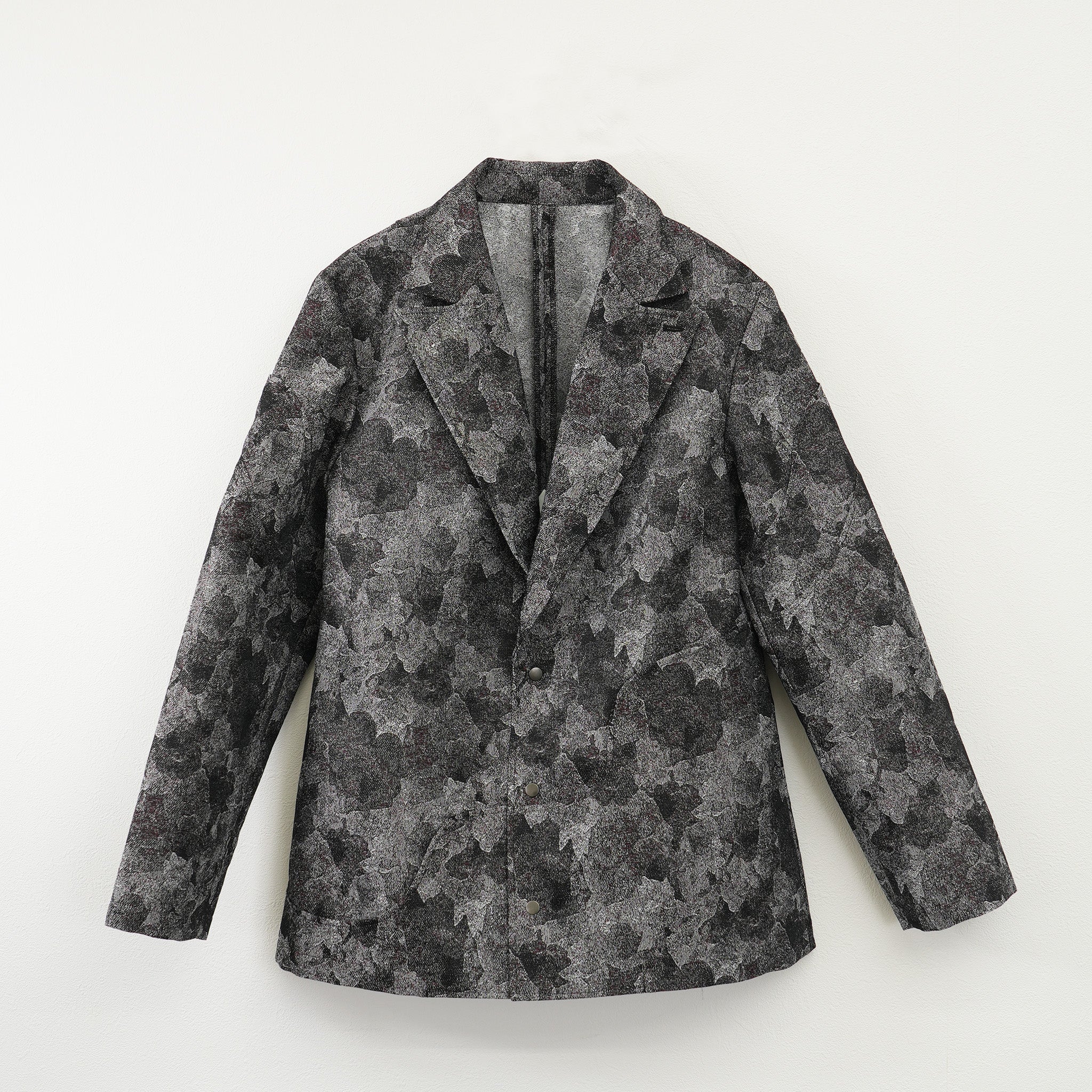 Snapdragon Floral Jacquard Jacket Gray【予約販売：2026年3月～5月発送予定】