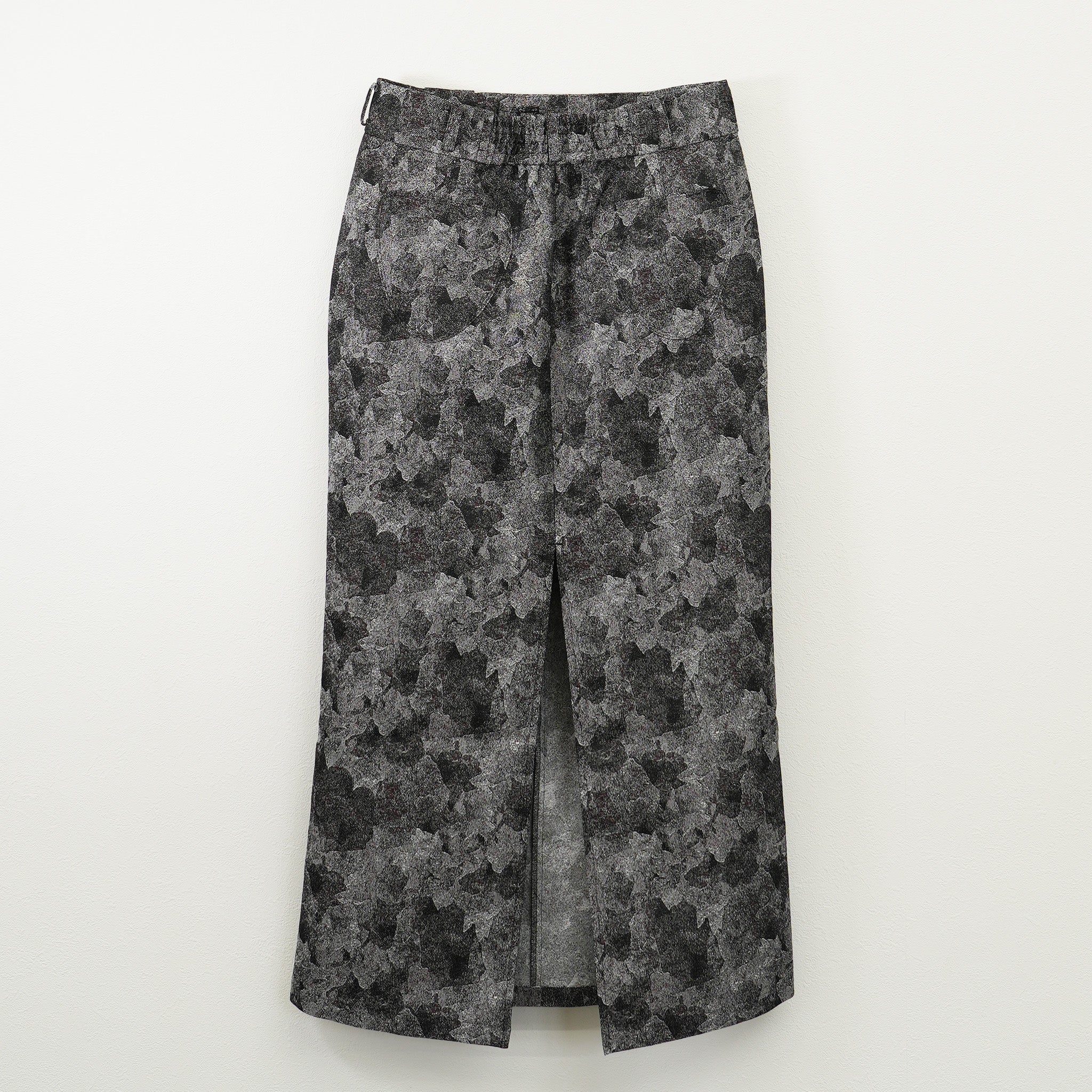 Snapdragon Floral Jacquard skirt Gray【予約販売：2026年3月～5月発送予定】