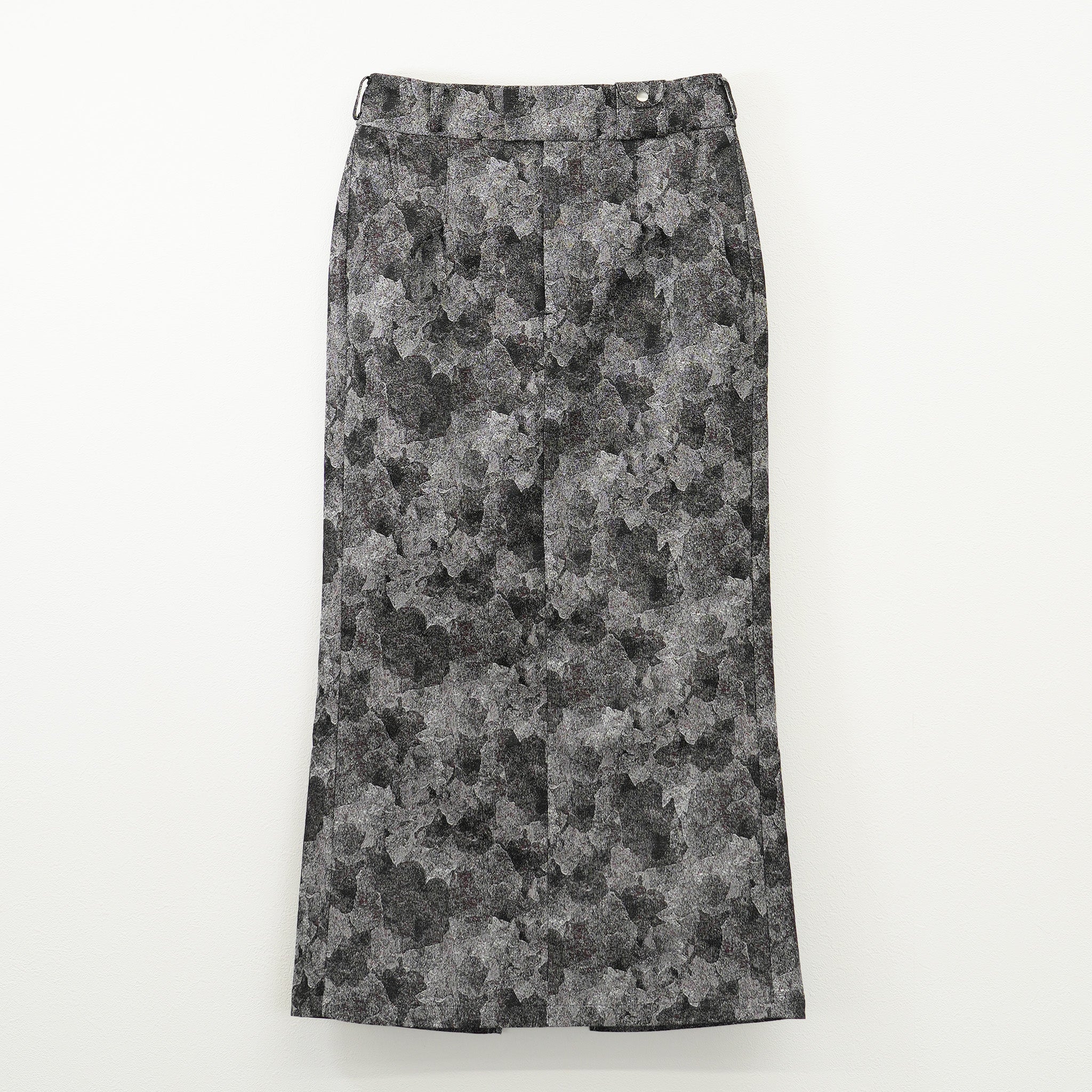 Snapdragon Floral Jacquard skirt Gray【予約販売：2026年3月～5月発送予定】