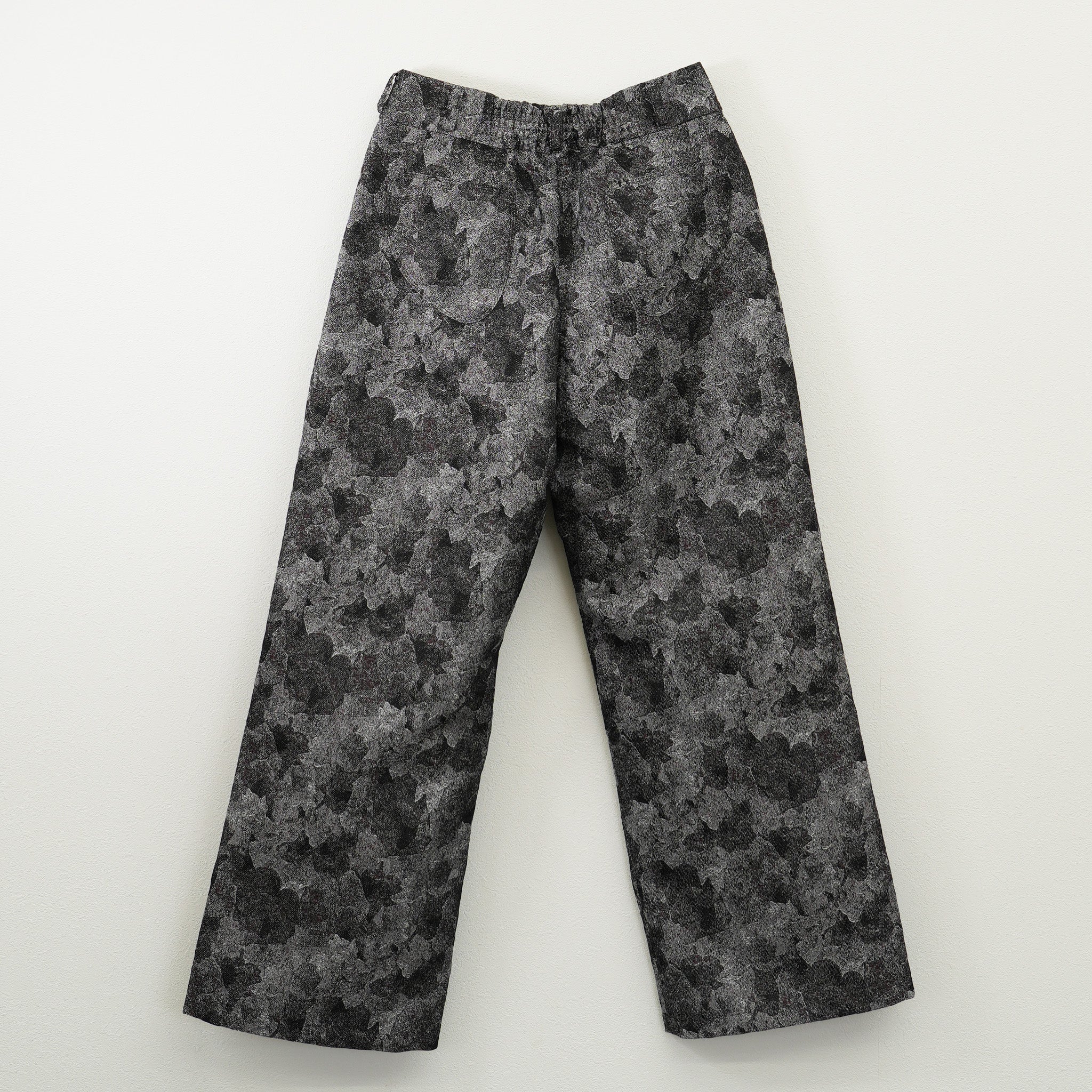Snapdragon Floral Jacquard Slacks Gray【予約販売：2026年3月～5月発送予定】