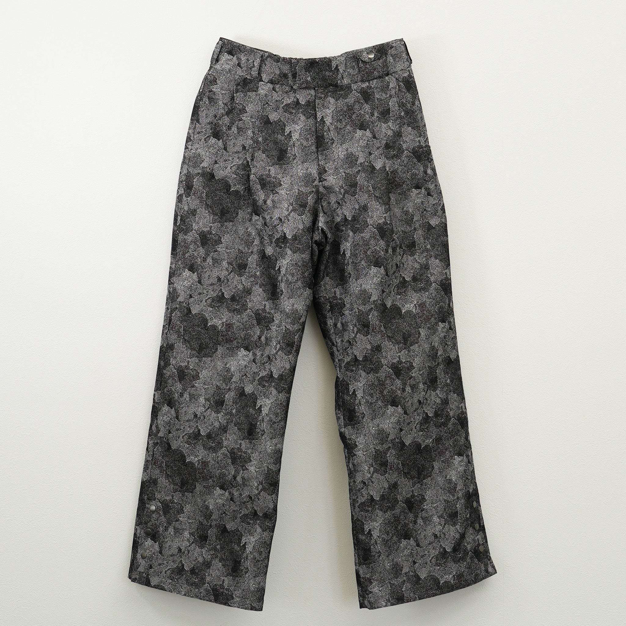 Snapdragon Floral Jacquard Slacks Gray【予約販売：2026年3月～5月発送予定】