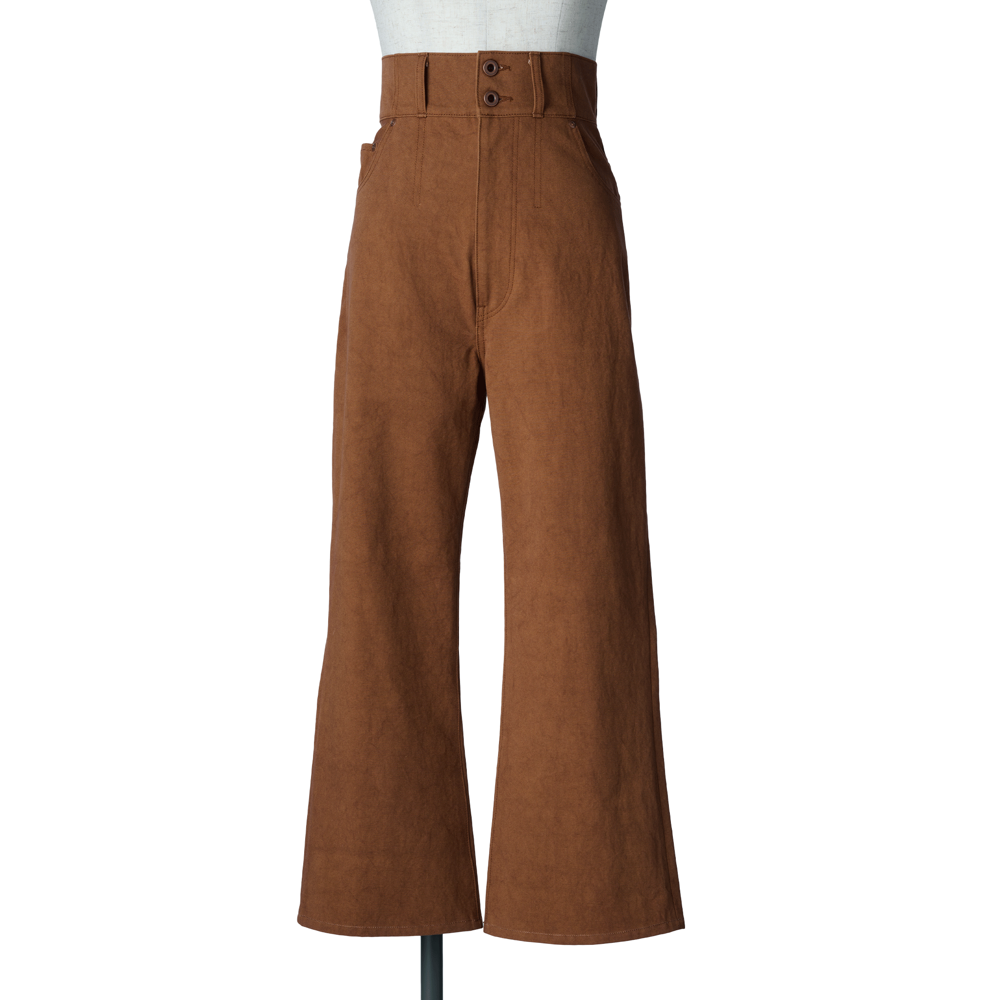 Kakishibu cropped high-rise jeans