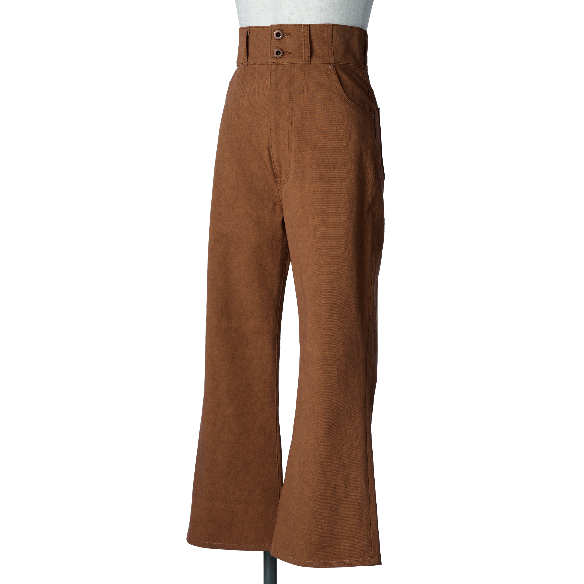 Kakishibu cropped high-rise jeans