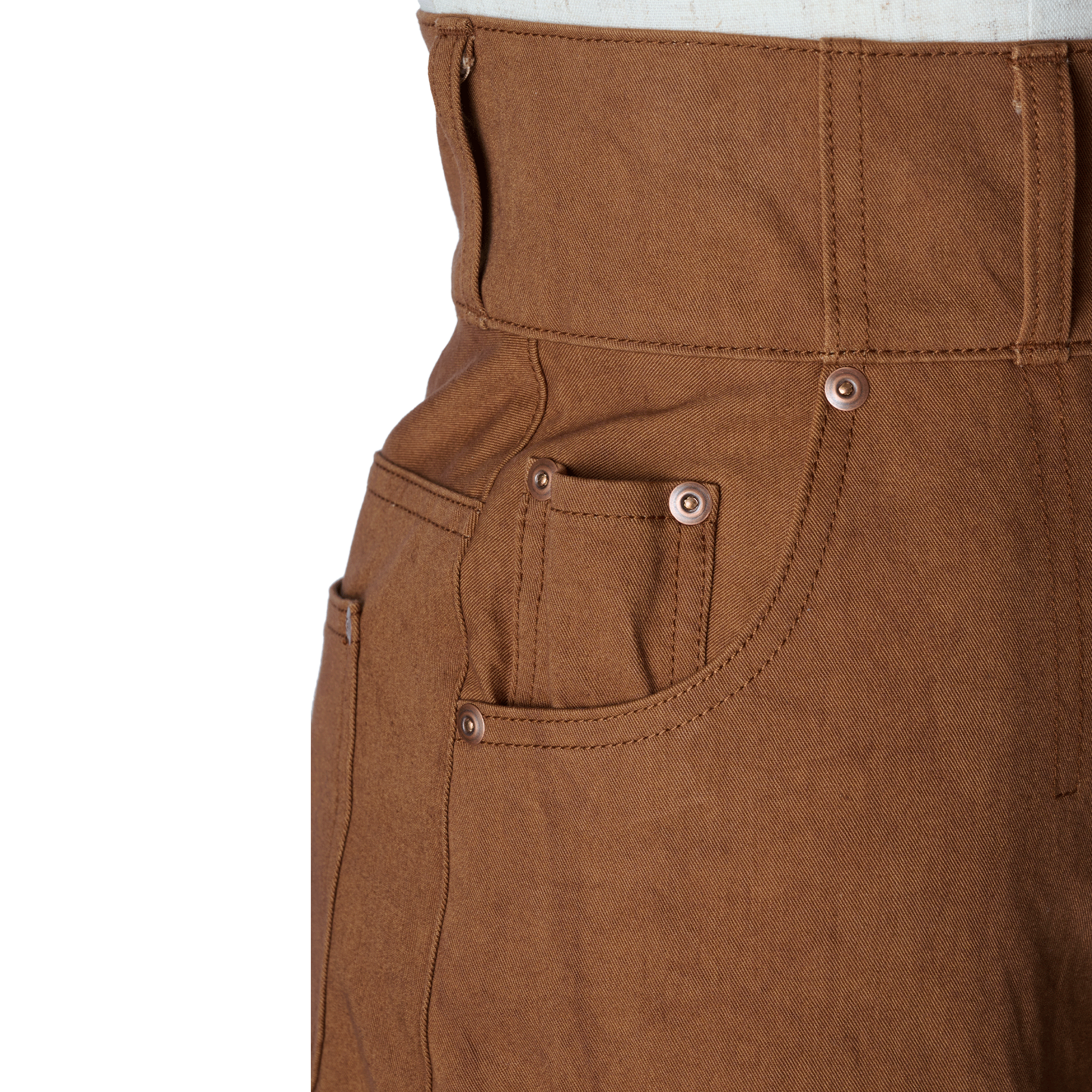 Kakishibu cropped high-rise jeans