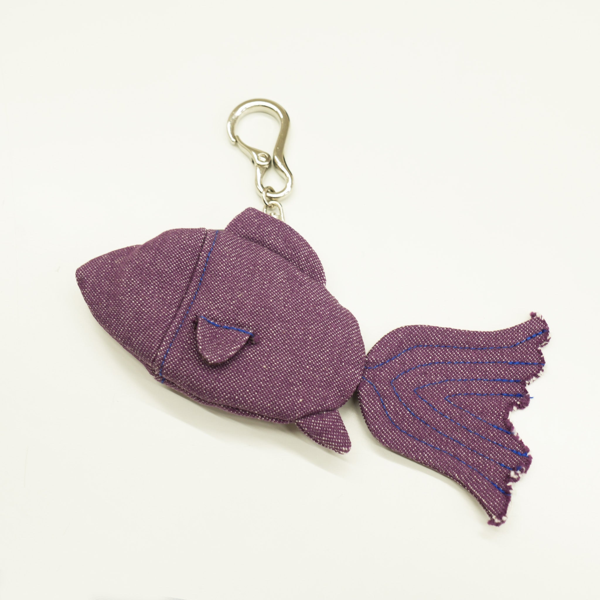 Goldfish Denim Bag Charm Purple【予約販売：2026年3月～5月発送予定】