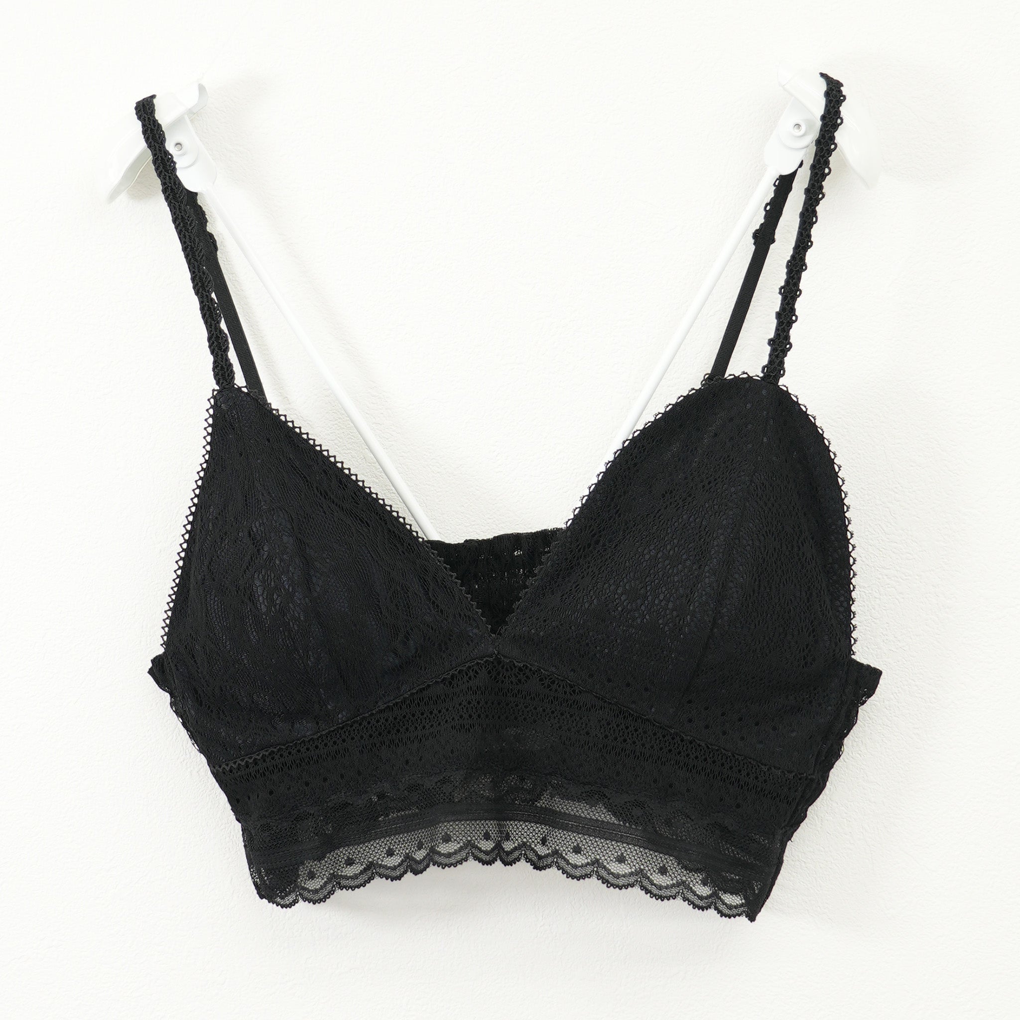 Lace Asymmetric Bralette Black【予約販売：2026年3月～5月発送予定】
