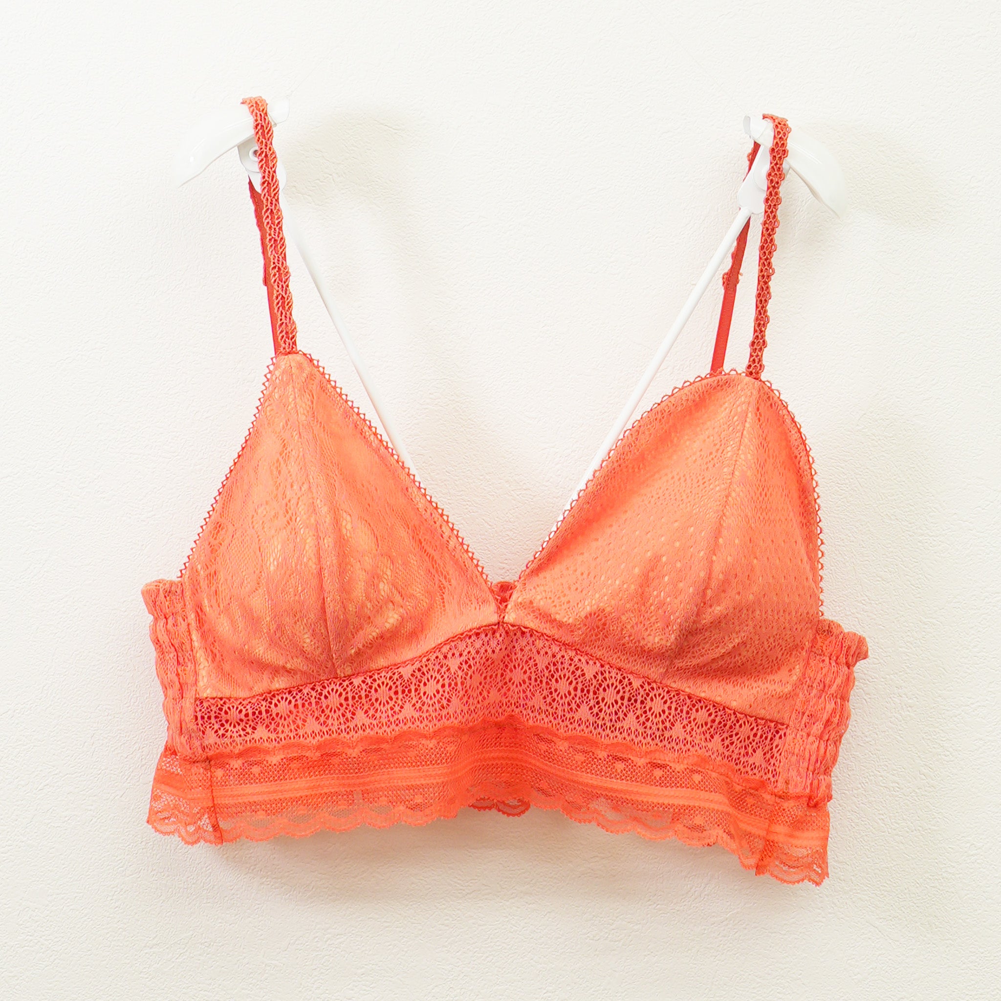 Lace Asymmetric Bralette Orange【予約販売：2026年3月～5月発送予定】
