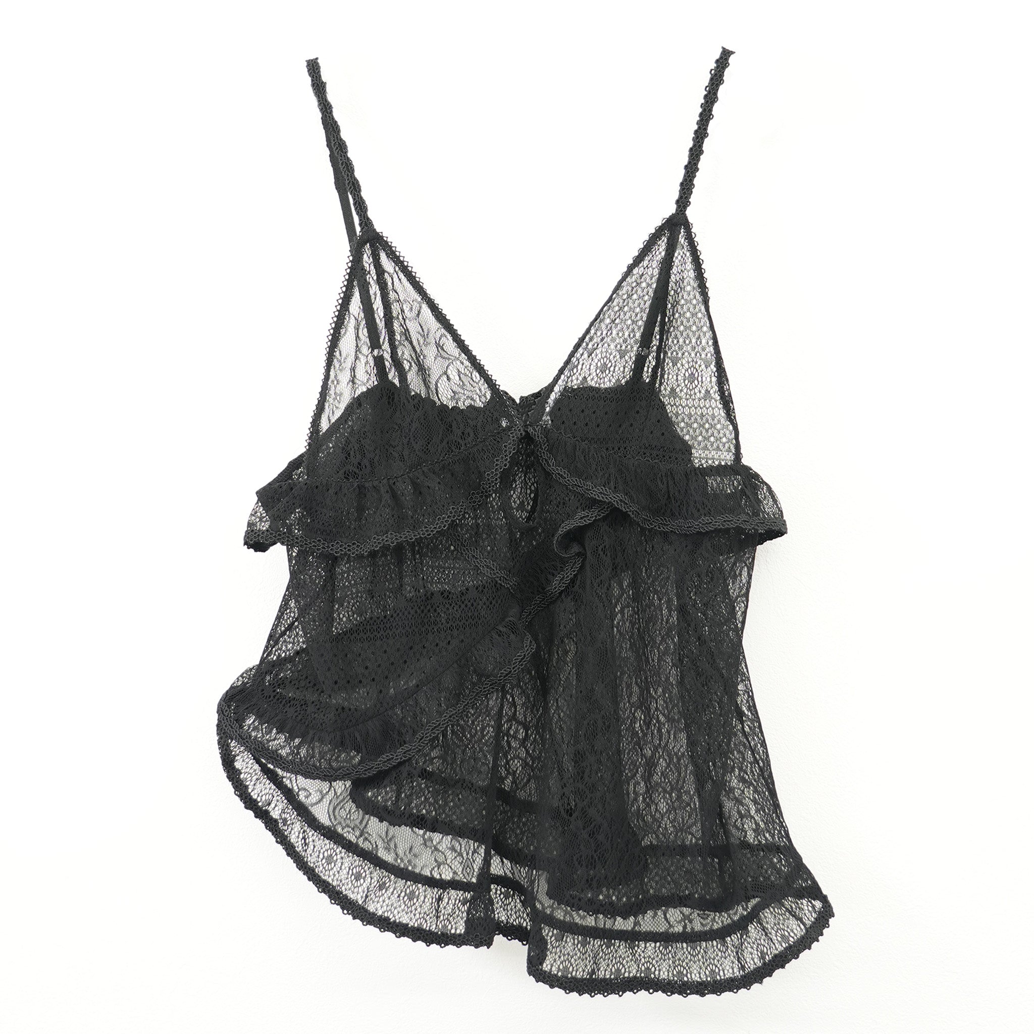 Lace Camisole Black【予約販売：2026年3月～5月発送予定】